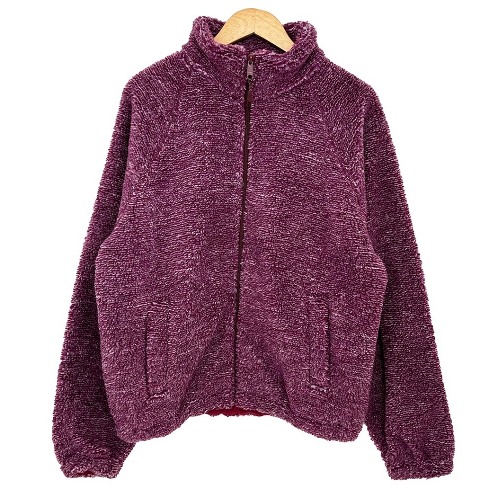 Urban Outfitters High Pile Fleece Mock Neck Full Zip Jacket Men's Medium